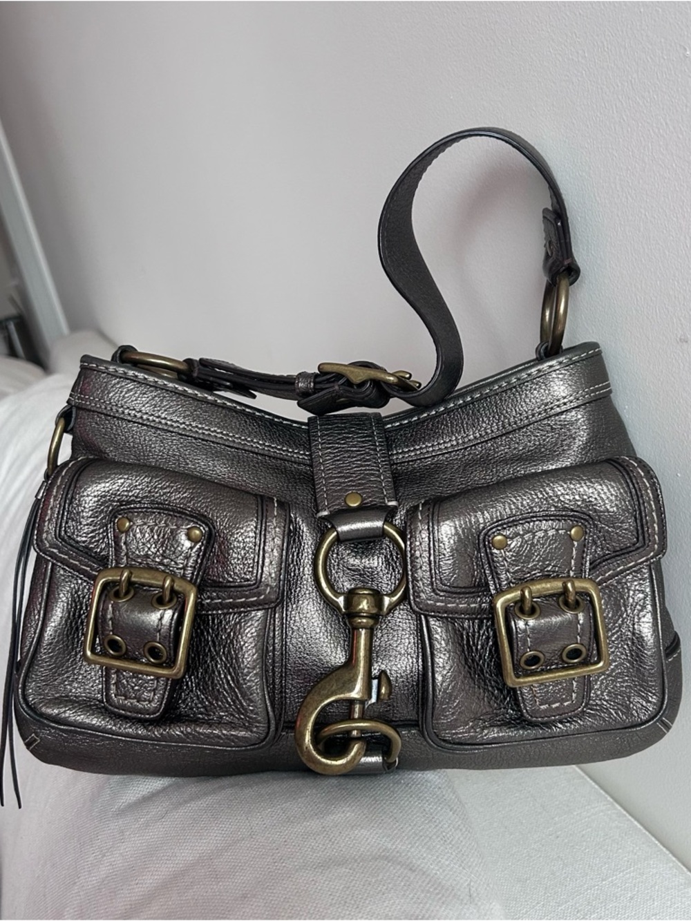 Coach Legacy 65th Anniversary Mandy Satchel Dark Silv… - Gem
